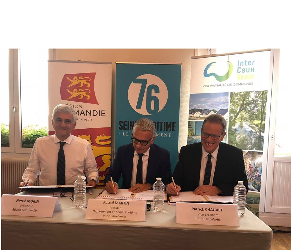 Signature du contrat de territoire Inter Caux Vexin