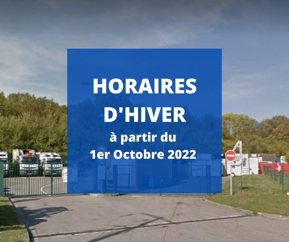 Changement d'horaires